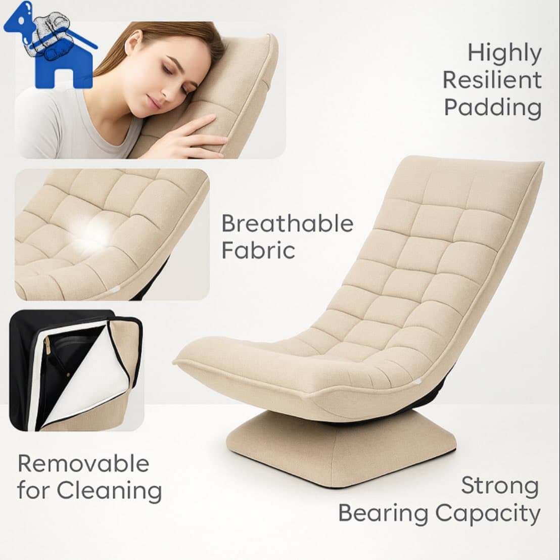 360 Swivel Adjustable Floor Chair — photo 4 of 10
