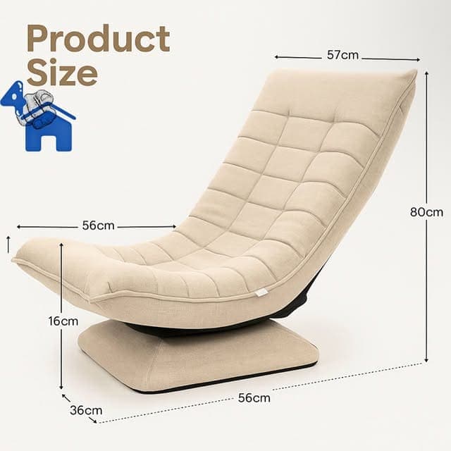 360 Swivel Adjustable Floor Chair — photo 8 of 10