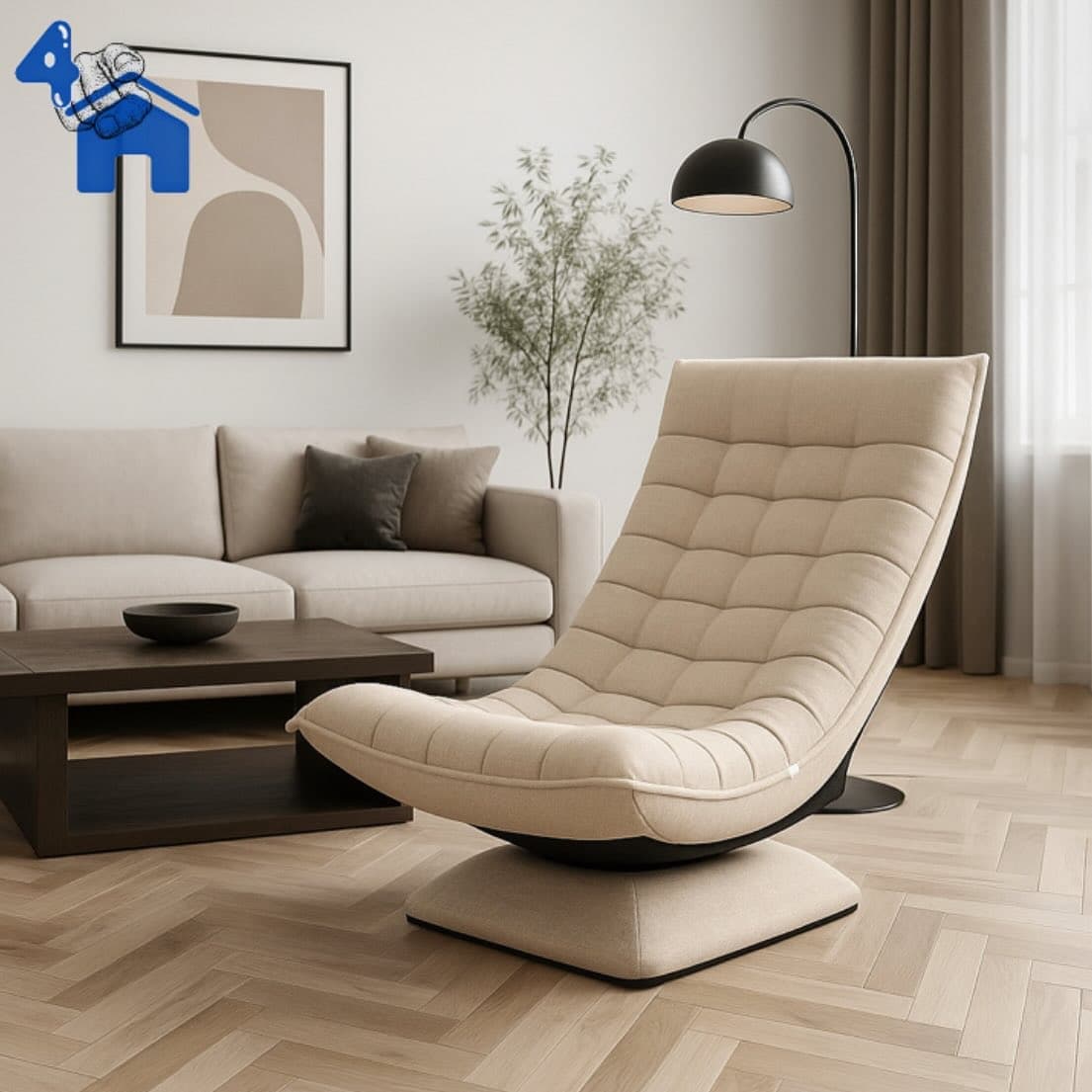 360 Swivel Adjustable Floor Chair — photo 9 of 10