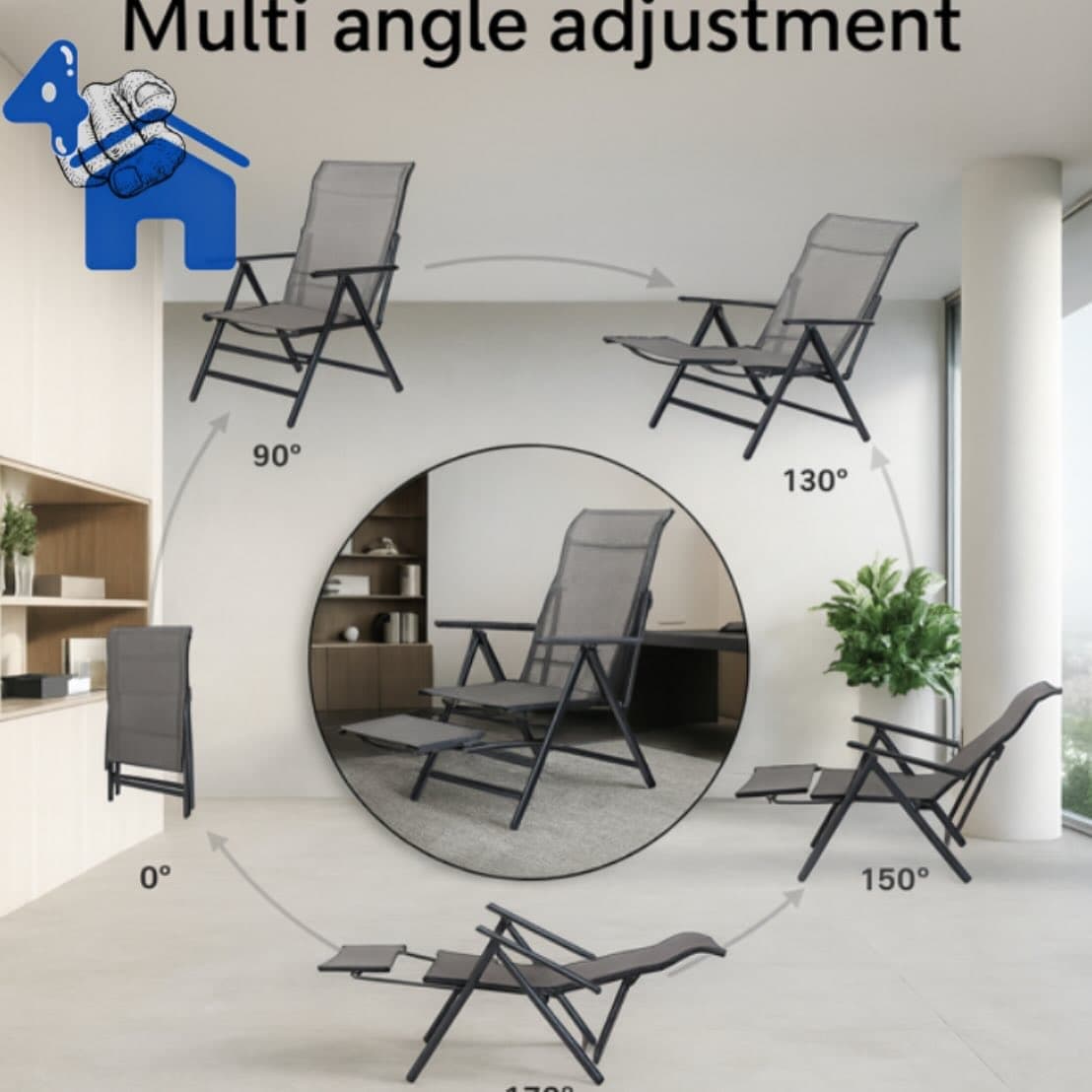 Zero Gravity Lounge Chair - Multi-Angle — photo 2 of 4