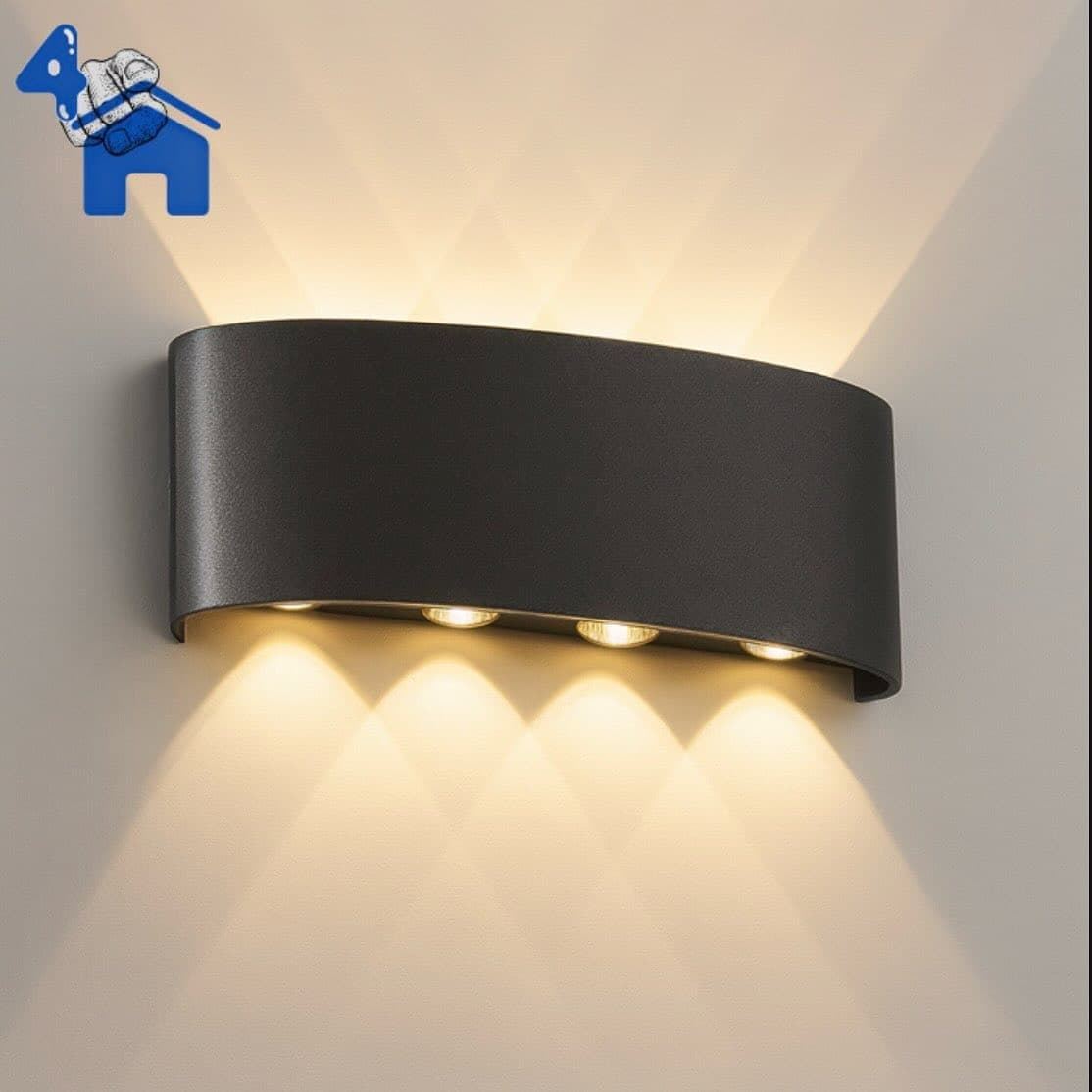 8W Modern LED Wall Light - IP65 Waterproof — photo 1 of 9