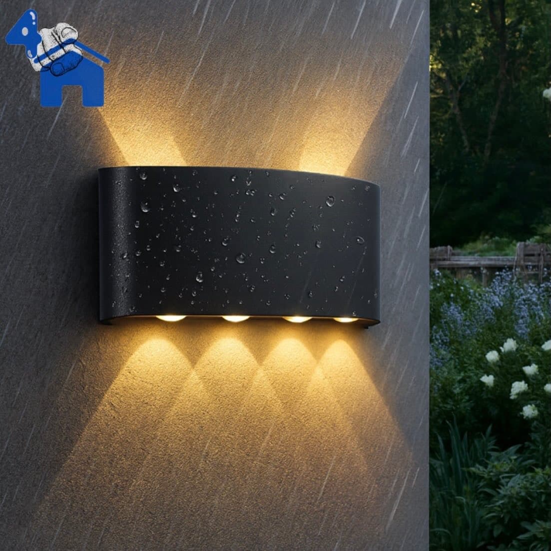 8W Modern LED Wall Light - IP65 Waterproof — photo 6 of 9