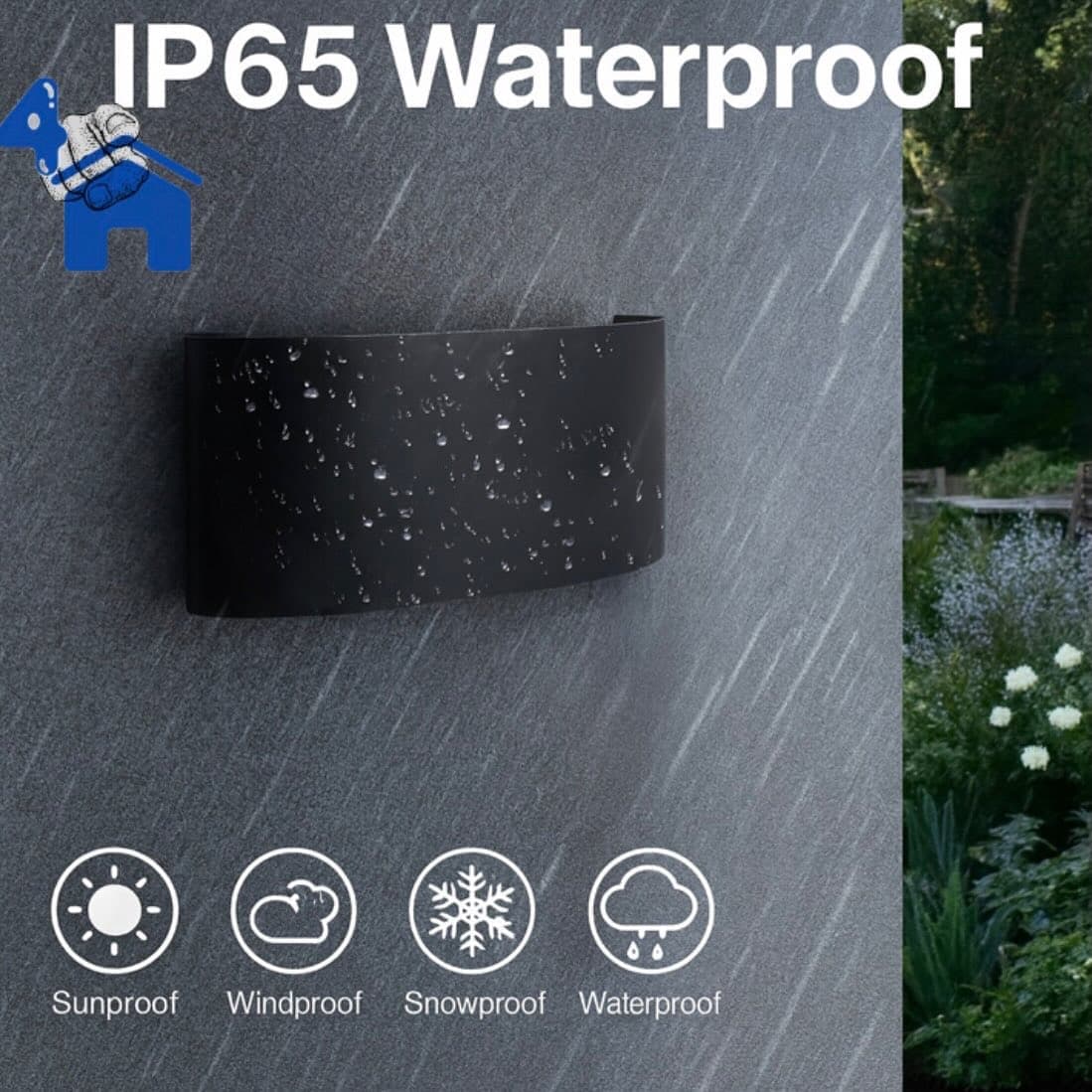 8W Modern LED Wall Light - IP65 Waterproof — photo 7 of 9
