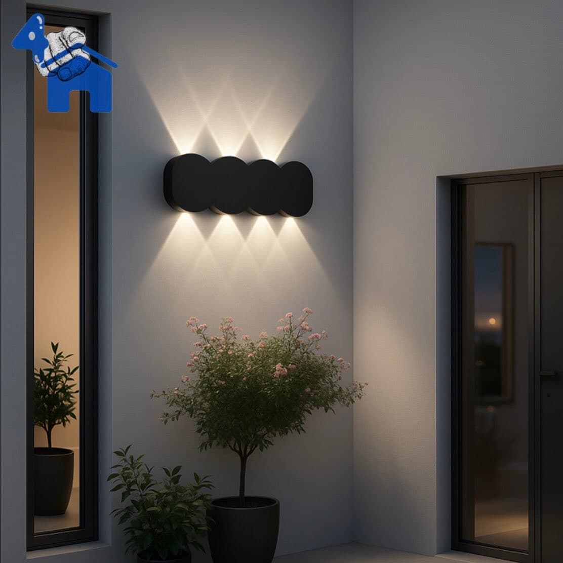 8W Type B LED Outdoor Wall Light - IP65 Waterproof — photo 10 of 10