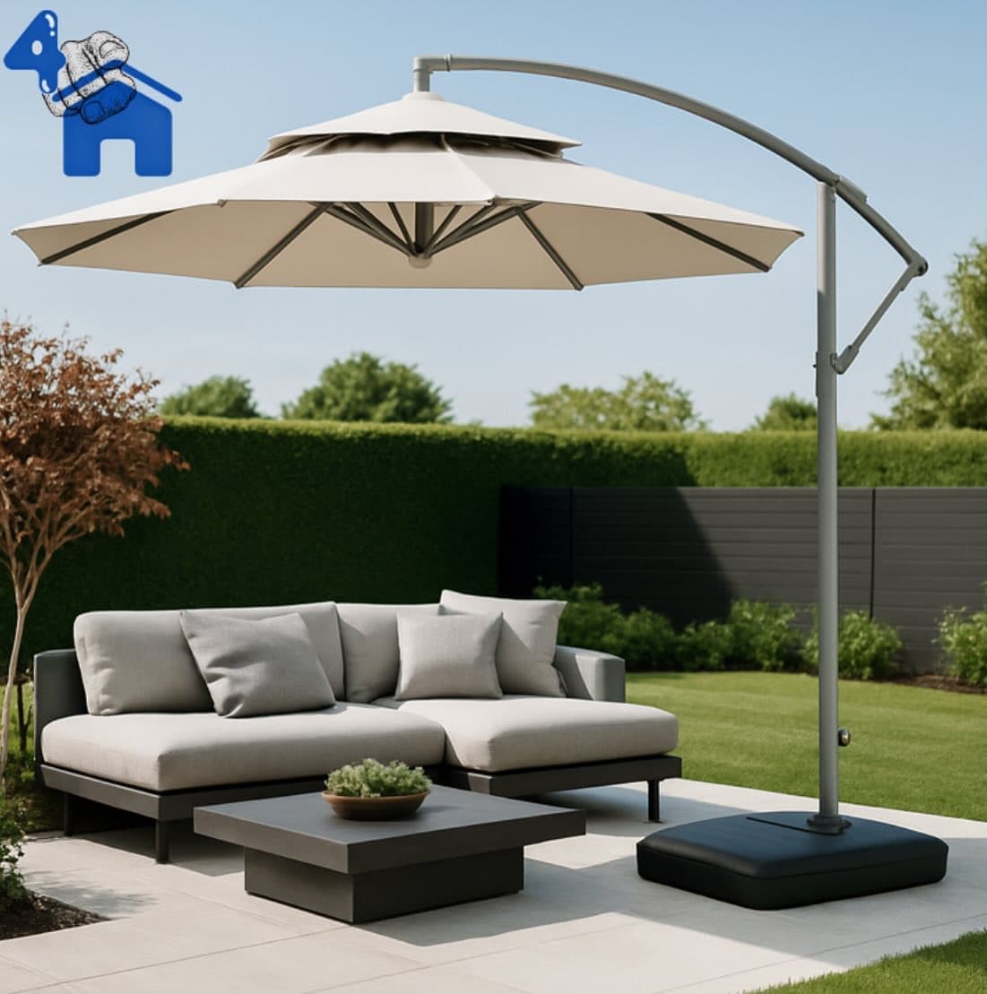Cantilever Patio Umbrella 2.7m (9ft) — photo 2 of 7