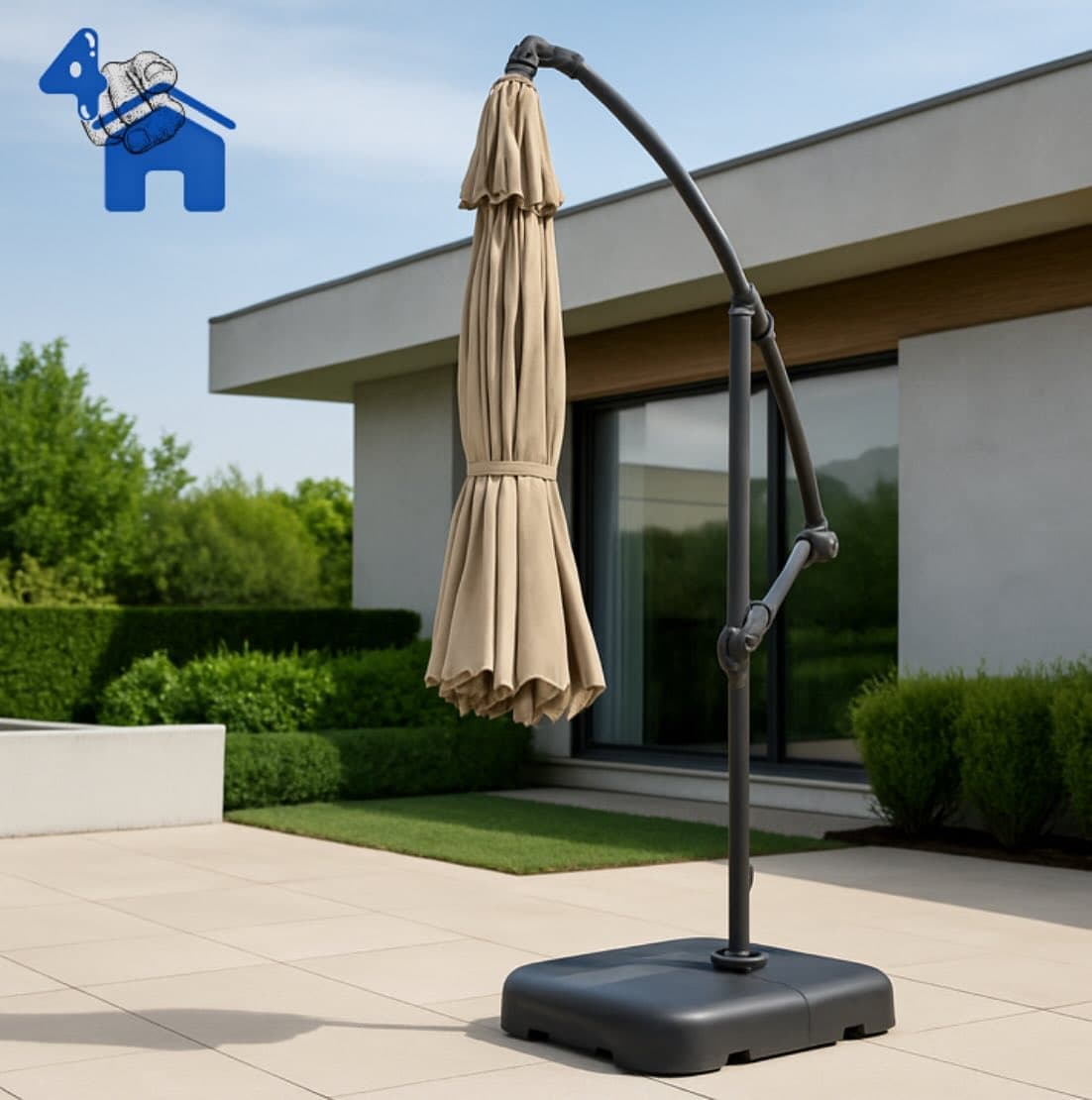 Cantilever Patio Umbrella 2.7m (9ft) — photo 5 of 7
