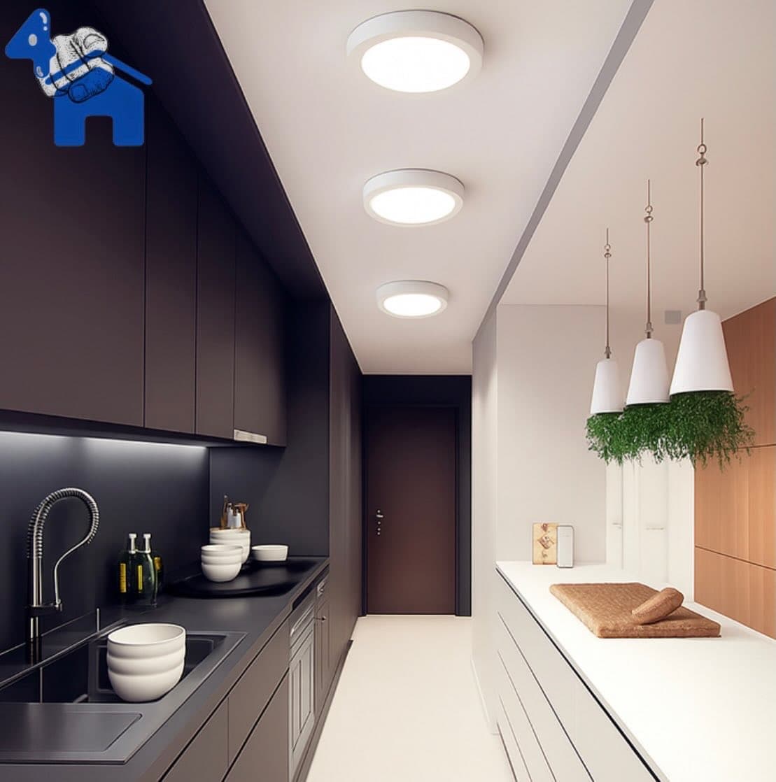 18W 8" Round Surface-Mounted LED Ceiling Light — photo 2 of 8