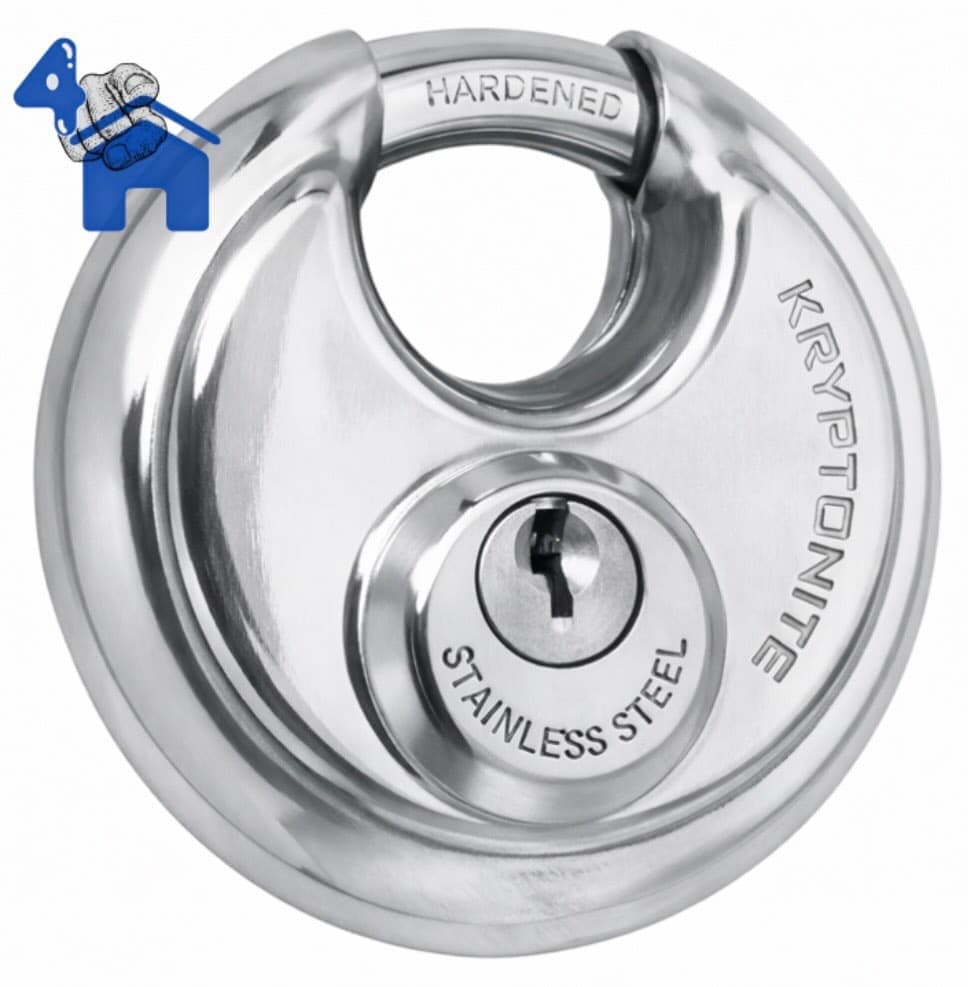 Disc Stainless Steel Padlock