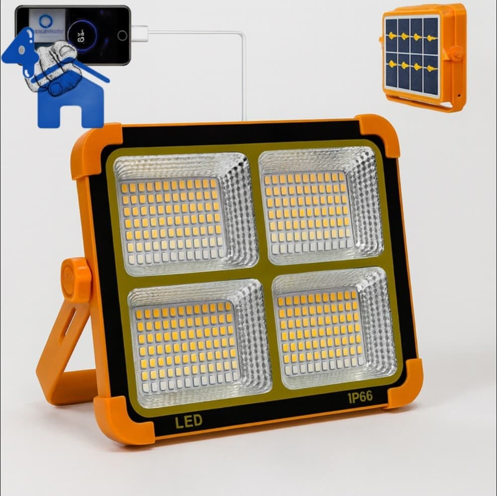 GANGSHI Solar LED Flood Light