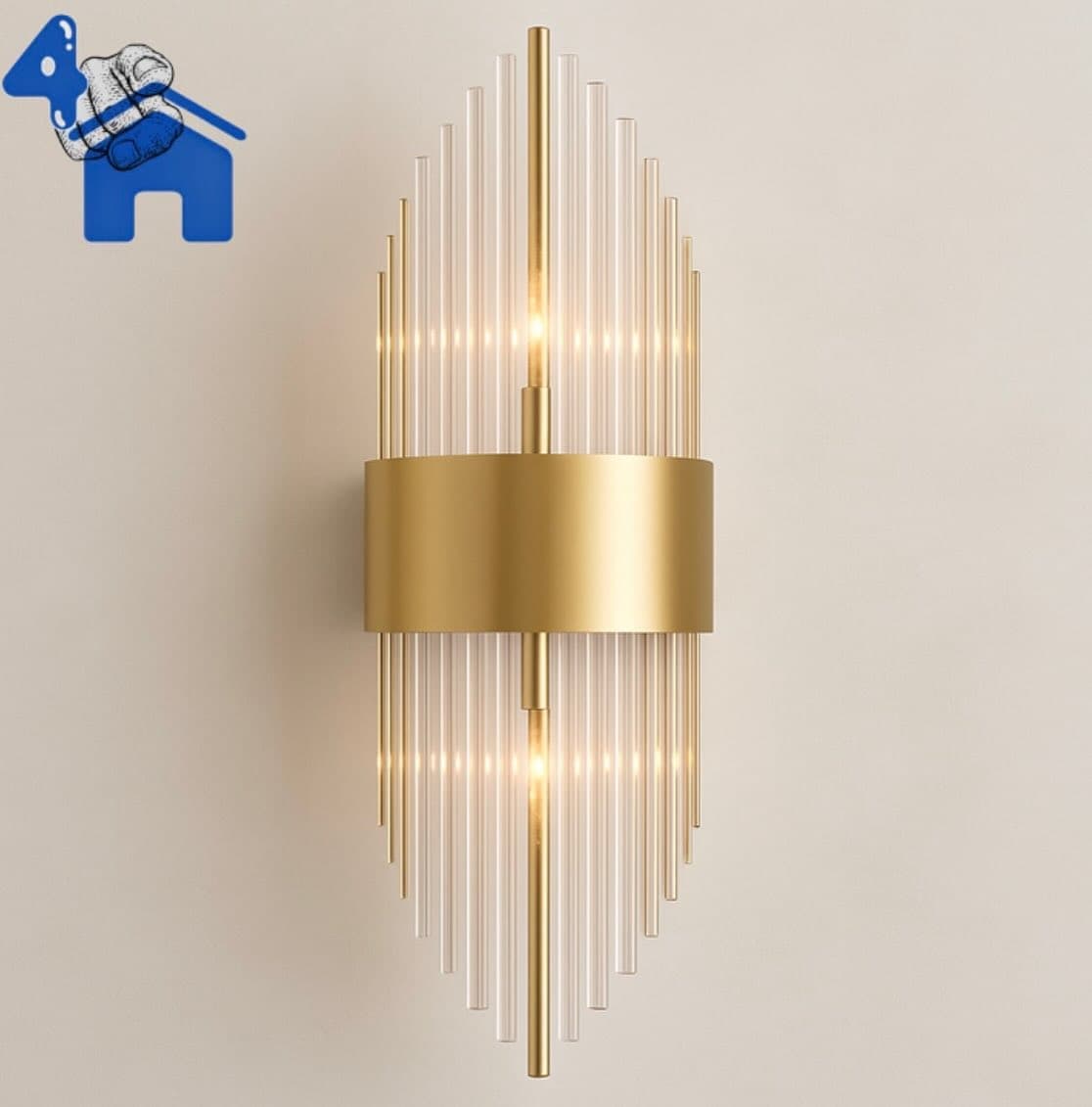 Luxury Crystal Wall Sconce — photo 1 of 8