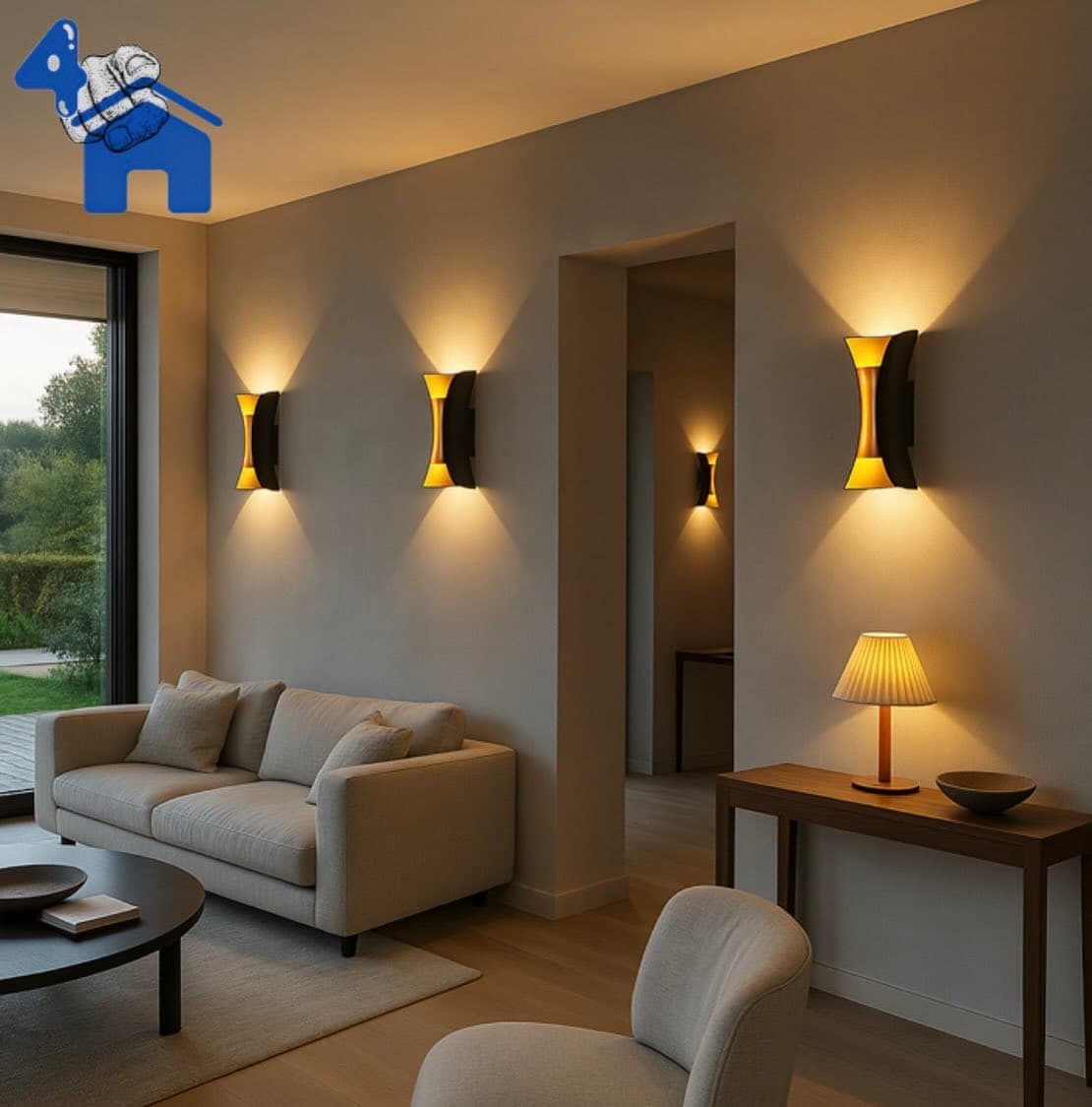 Modern Curved LED Wall Light - 10W Up & Down Sconce — photo 10 of 13