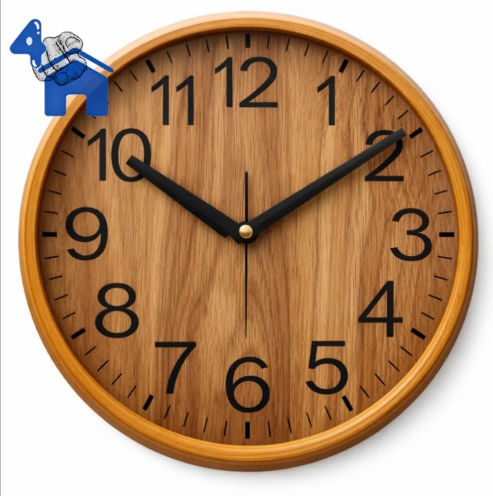 Modern Wooden Home Clock