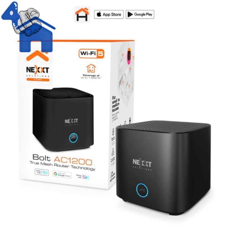 Nexxt Solutions Bolt AC1200 True Mesh Wi-Fi System