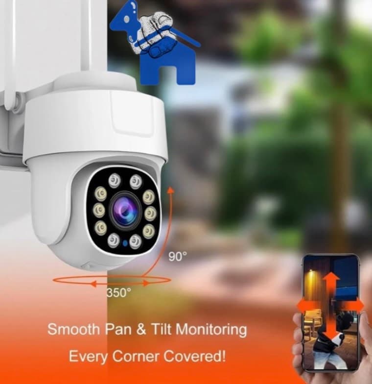 Tuya Wi-Fi 3MP PTZ Smart Camera with Auto-Tracking, Audio and Night Vision — photo 3 of 7